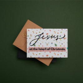 Christmas Card: Jesus at the heart of Christmas ノートカード
