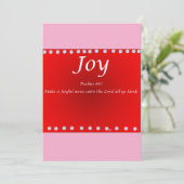 Christmas card -Joy シーズンカード (スタンド正面)