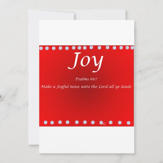 Christmas card -Joy シーズンカード (正面)