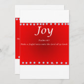 Christmas card -Joy シーズンカード (正面/裏面)
