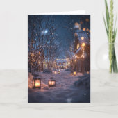 Christmas Card - Light, Bright and White カード (正面)