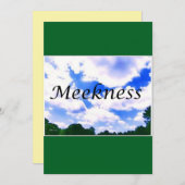 christmas card---meekness シーズンカード (正面/裏面)