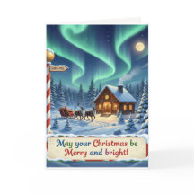 Christmas Card- Merry and Bright Heartfelt