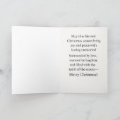 Christmas Card- Merry and Bright Heartfelt カード (内部)