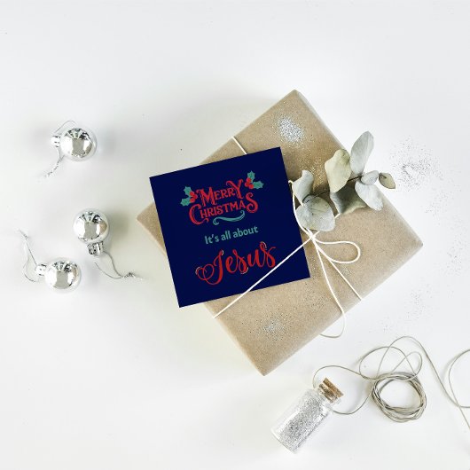 Christmas Card: Merry Christmas is about Jesus シーズンカード
