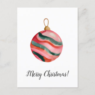 Christmas Card Merry Christmas Wishes Ornatments   ポストカード