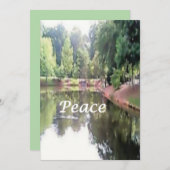 Christmas Card--Peace シーズンカード (正面/裏面)