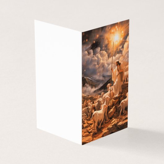 Christmas Card Religious Personalized (外部)