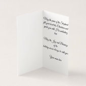 Christmas Card Religious Personalized (内部)