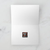 Christmas Card - Retro - Tropical - "Let It Snow" カード (内部)