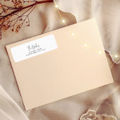 Christmas Card Return Address Labels | White ラベル