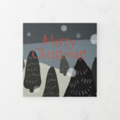 Christmas card: Santa Claus is coming! 三つ折りクリスマスカード (カバー)