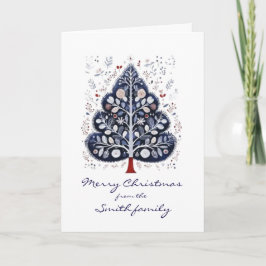 Christmas Card - Scandinavian Christmas Tree シーズンカード