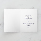 Christmas Card - Scandinavian Christmas Tree シーズンカード (内部)