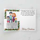 CHRISTMAS CARD - Snow-covered Christmas Village カード (内部)