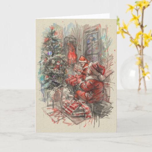 Christmas Card - The Greatest Gift of All カード (黄色い花)