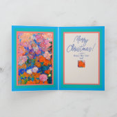 Christmas Card with Tree, Klimt style, Colorful . カード (内部)