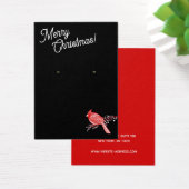 Christmas  Cardinal Earring Jewelry Display (デスク)