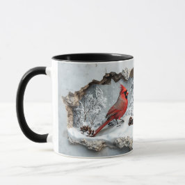 Christmas Cardinal Mug マグカップ