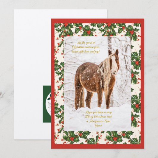 Christmas Cards シーズンカード (正面/裏面)