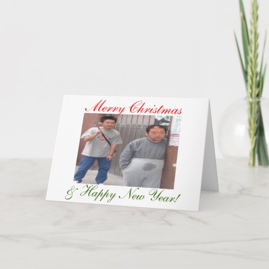 ChrisTMAS cARDS シーズンカード (正面)