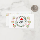 Christmas cards ノートカード (正面/裏面インサイチュ)