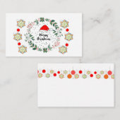Christmas cards ノートカード (正面/裏面)