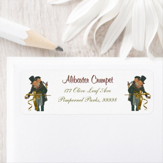 Christmas Carol "Bob Cratchit Tiny Tim Return ラベル (インサイチュ)