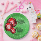 Christmas Carol Lyrics In 遠くに A Manger 9" ペーパープレート (パーティー)