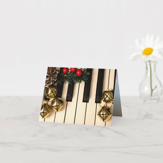 Christmas Carol Music Room カード (小さな植物)