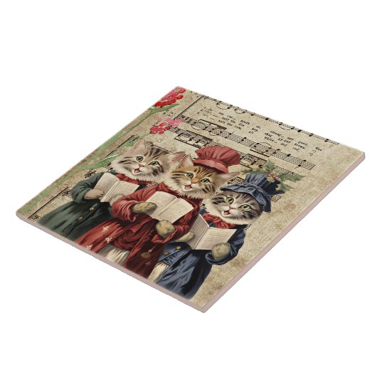 Christmas Caroling Cats タイル (側面)