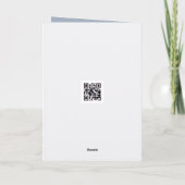 Christmas Caroling Dogs In Snowflakes カード (裏面)