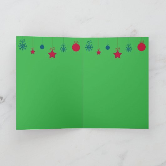 Christmas Cat カード (内部)