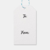 Christmas Cat ギフトタグ (裏面)