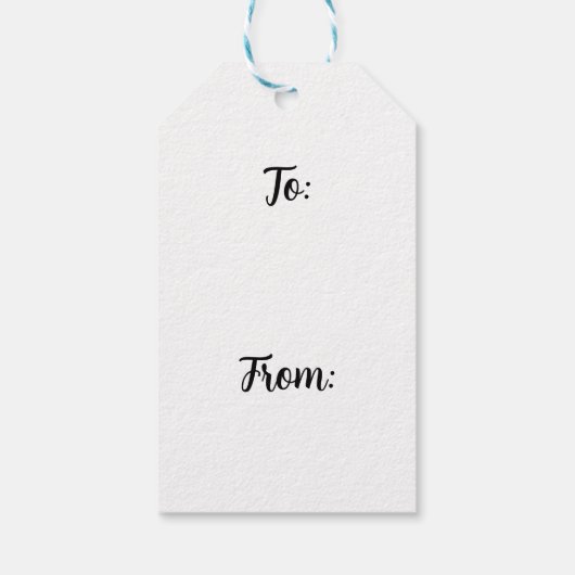 Christmas Cat ギフトタグ (裏面)