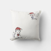 Christmas Cat クッション (正面)