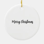 Christmas Cat セラミックオーナメント (裏面)