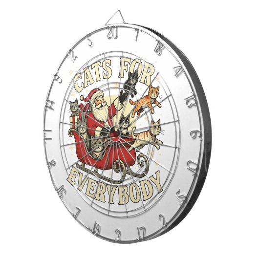 Christmas Cat ダーツボード (正面右)