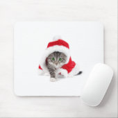 Christmas cat マウスパッド (マウス)