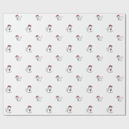 Christmas Cat ラッピングペーパー