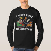 Christmas Cat Cats For All Christmas Cats  1 Tシャツ (正面)