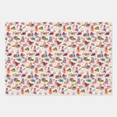 CHRISTMAS CAT CHAOS ラッピングペーパーシート (正面3)