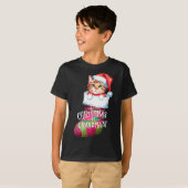 Christmas Cat _ Christmas At Grandma Cat _ Cute Ca Tシャツ (正面フル)