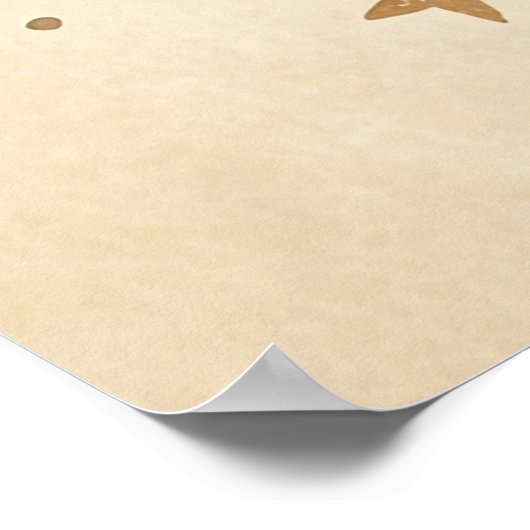 Christmas Cat in Stocking ポスター (角)