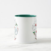 Christmas Cat Mug Gift for Cat Lovers マグカップ (中央)