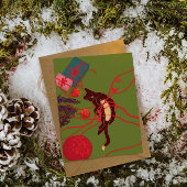 Christmas Cat Tangle – Festive Kitty Playtime 招待状