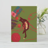 Christmas Cat Tangle – Festive Kitty Playtime 招待状 (スタンド正面)