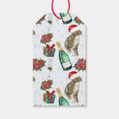 Christmas Cat Winter Celebration ギフトタグ (正面)