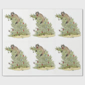 CHRISTMAS CAT WRAPPING PAPER  ラッピングペーパー (フラット)