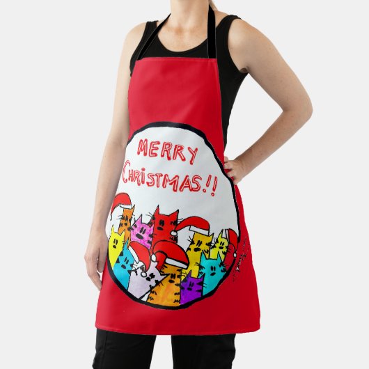 Christmas Cats Apron エプロン (インサイチュ)